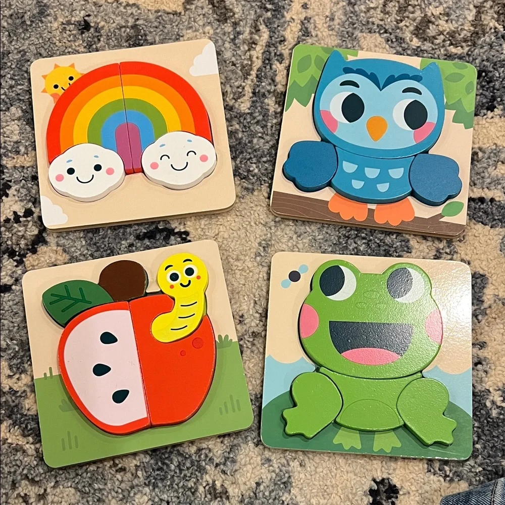 Colorful Animal and Nature Puzzle Set for Kids